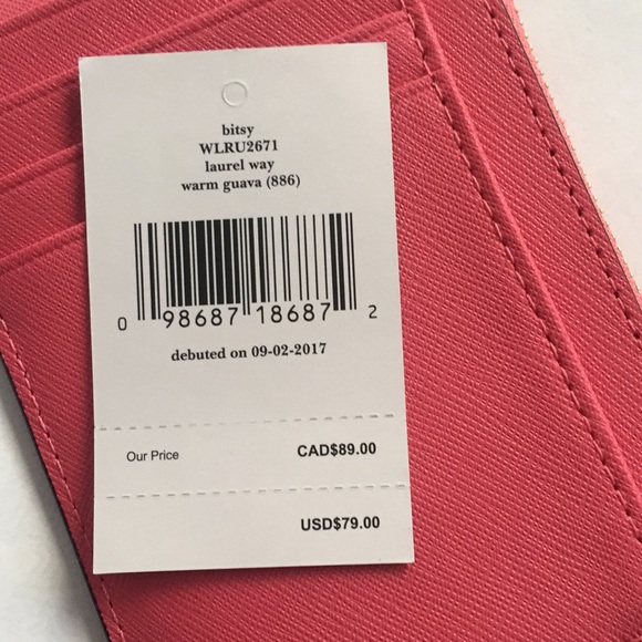 Kate Spade bitsy "Laurel Way" coin purse wallet - Picture 8 of 8